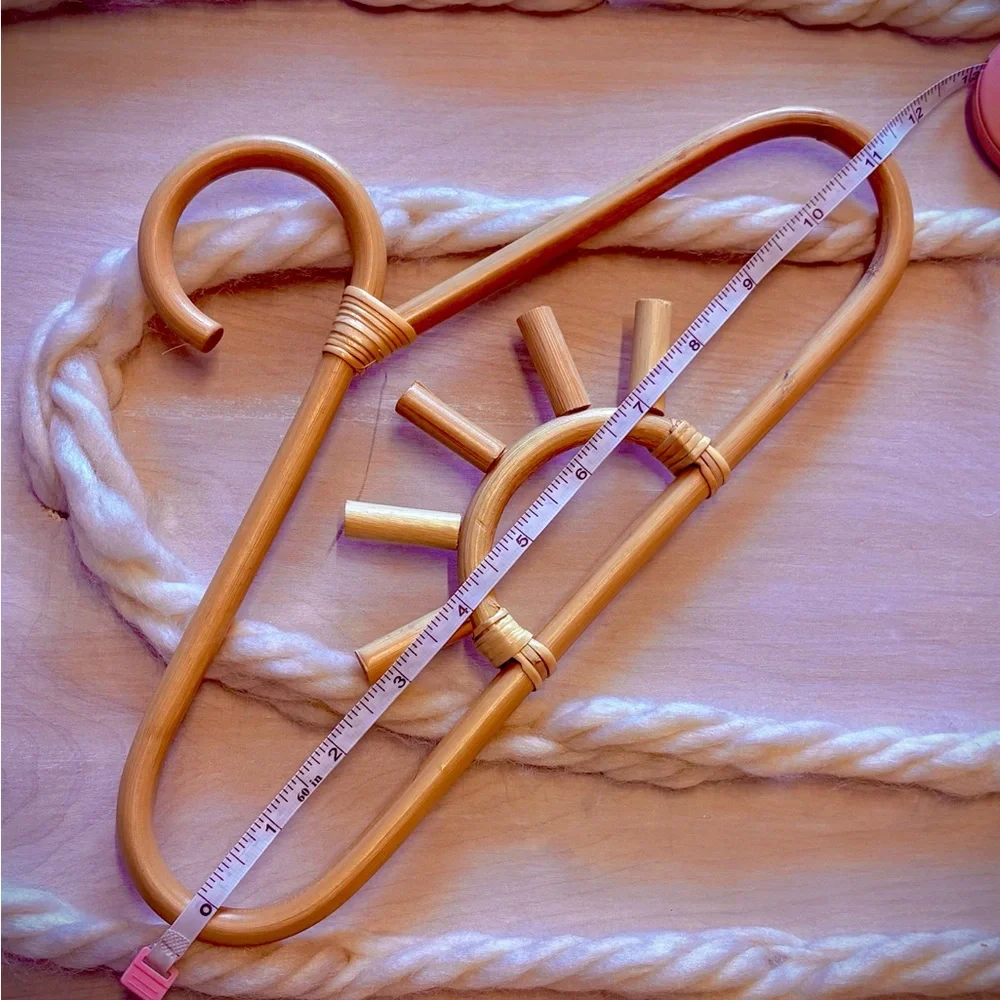 Ellie & Becks Co. Handmade Kids SUNNY RATTAN Hangers Set of 3